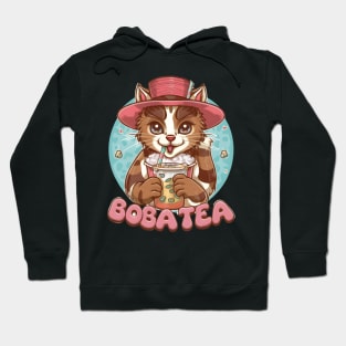 Cat Boba Tea Hoodie